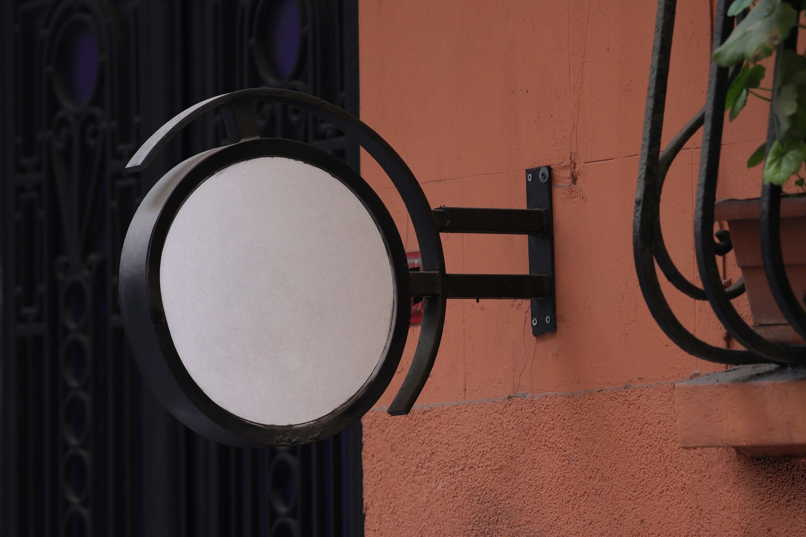 Urban storefront sign mockup for the Functional brand selection page